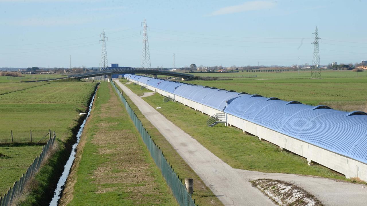 L'antenna Virgo a Cascina