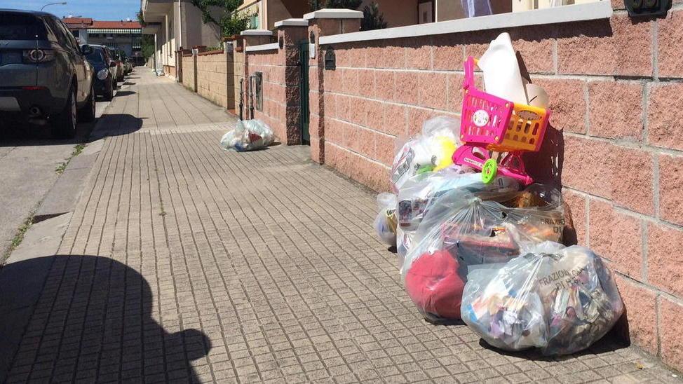 Il porta a porta fermo per sciopero