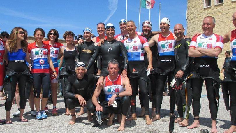 Triathlon tre volte sul podio di Scarlino