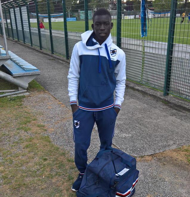 L’attaccante Fall Moudu piace alla Sampdoria