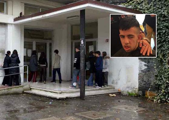 Nel riquadro Andrea Germelli in una foto da Facebook