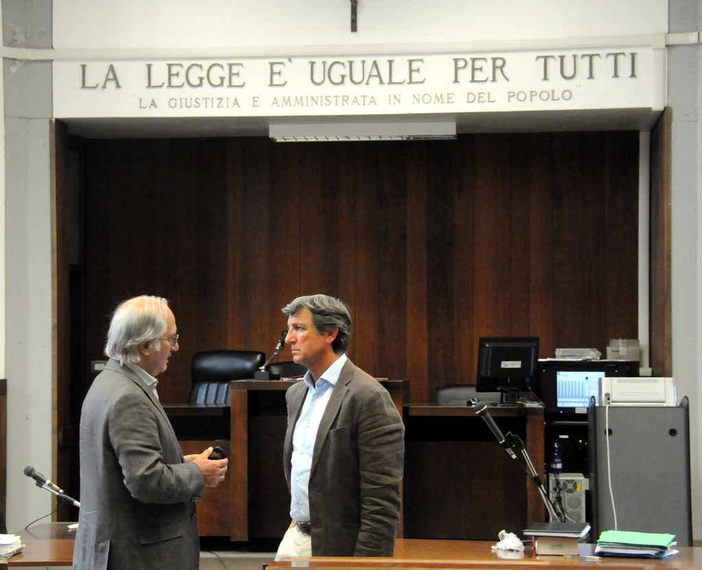 Il sindaco Angelo Zubbani e il procuratore Aldo Giubilaro