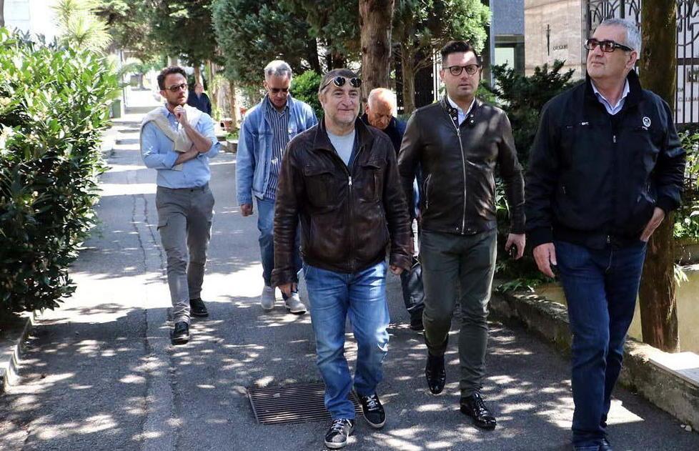 Cimitero di Turano e lavori Sopralluogo della commissione