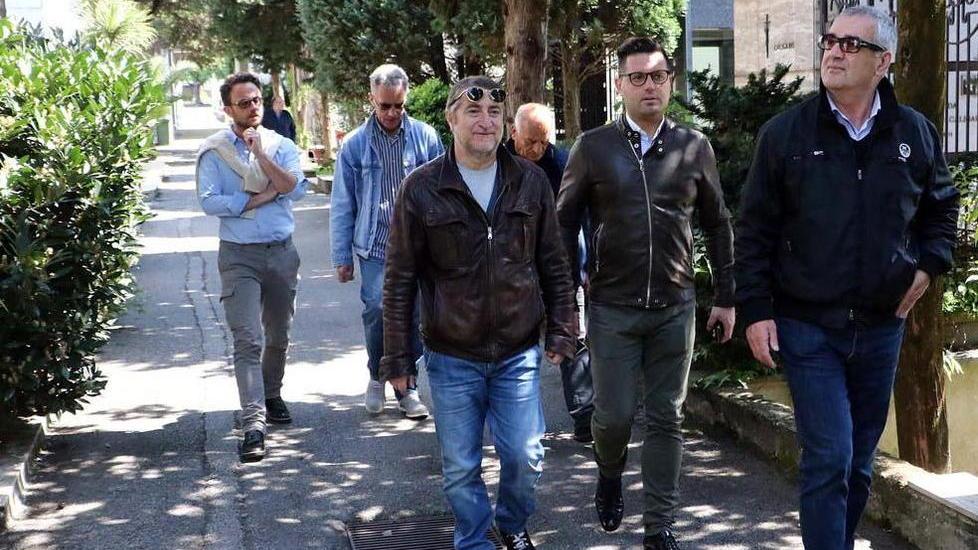 Cimitero di Turano e lavori Sopralluogo della commissione