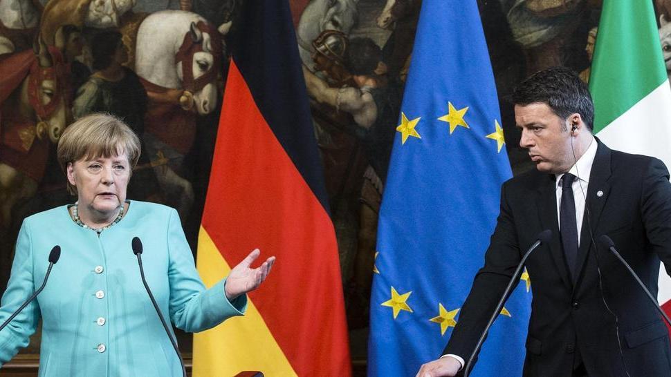 Un vertice tra Renzi e Merkel a Maranello