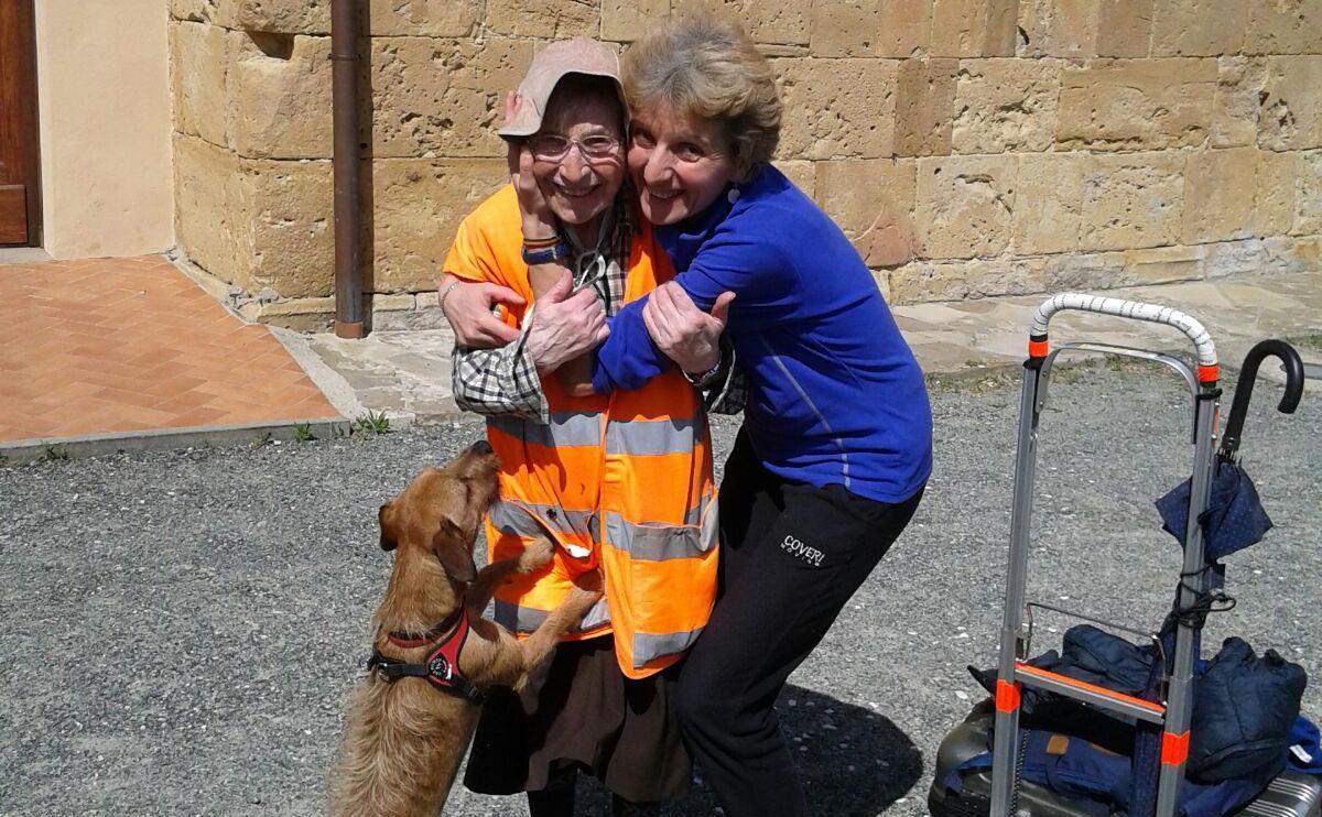 Pellegrina speciale a 92 anni e 36mila chilometri nei piedi 