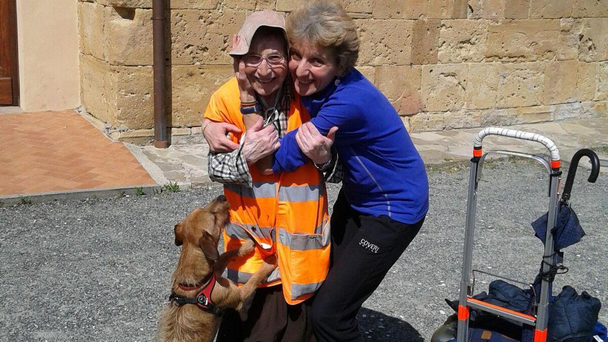 Pellegrina speciale a 92 anni e 36mila chilometri nei piedi