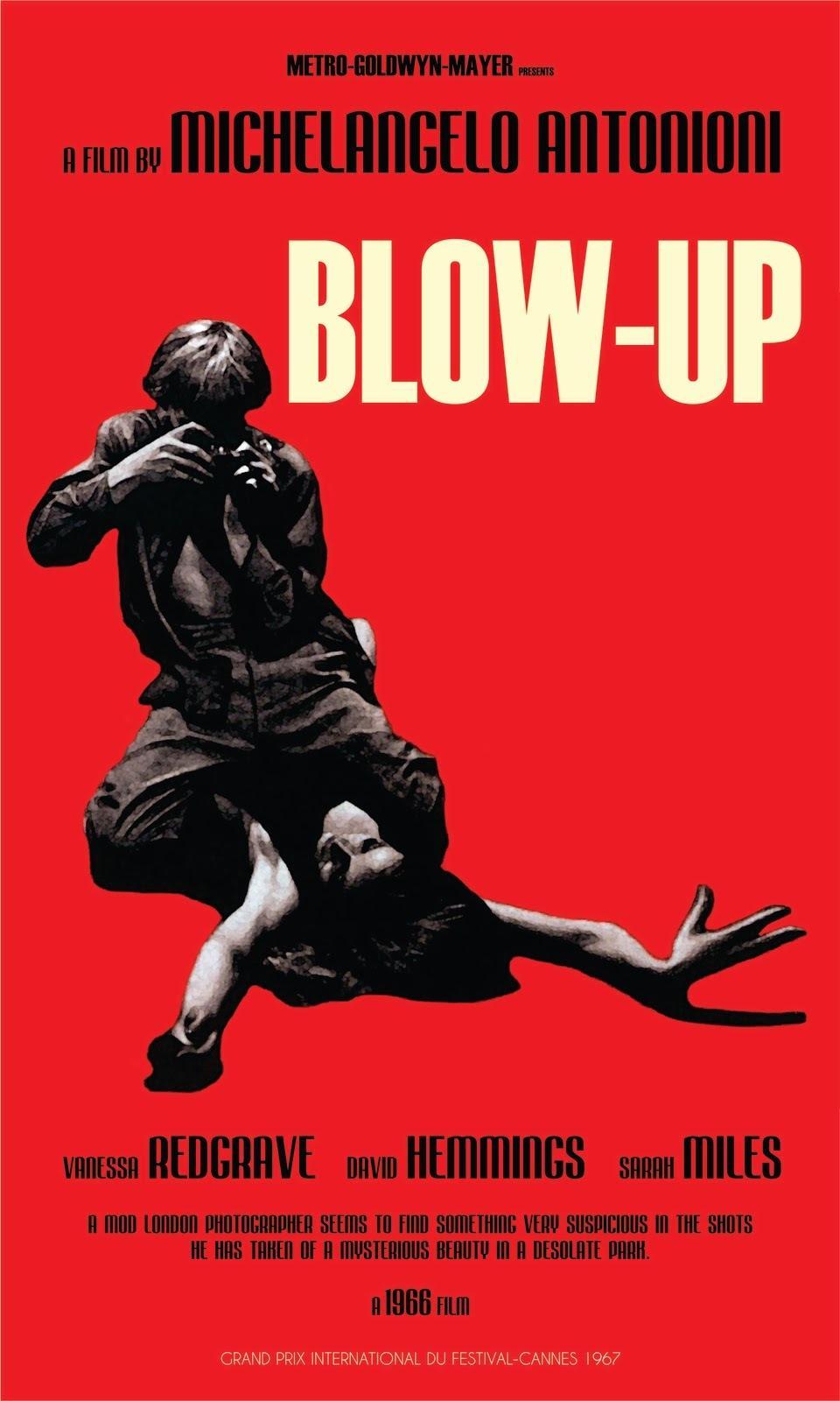 La locandina del film Blow up