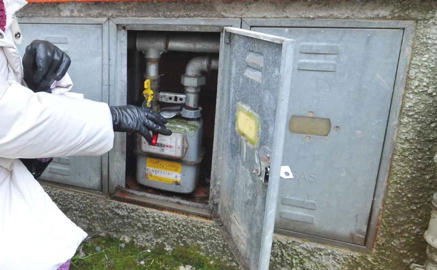 Un contatore del gas