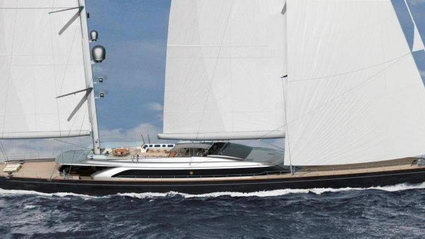 Perini Navi vara il veliero più grande mai costruito in Italia