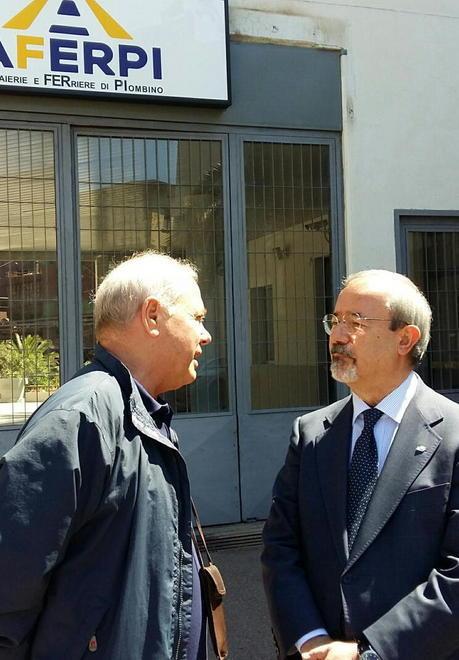 Rebrab: «Per il piano Aferpi serve l’aiuto delle banche» 