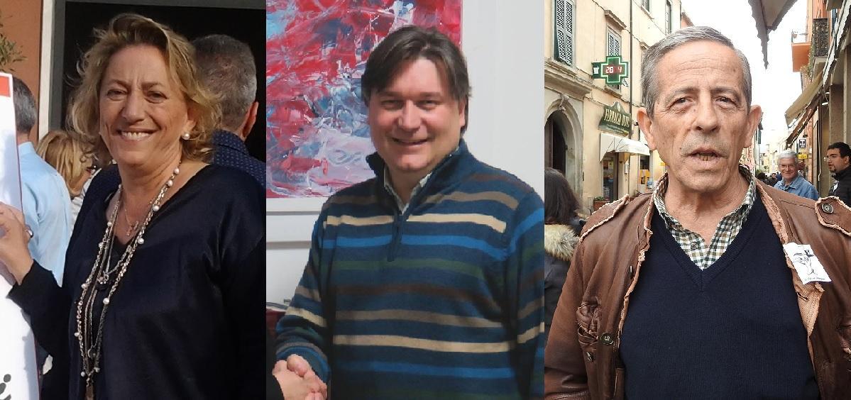 Da sinistra Monica Paffetti, Andrea Casamenti e Alfredo Velasco
