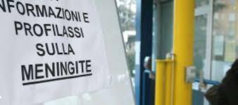 Cartelli per la profilassi contro la meningite 