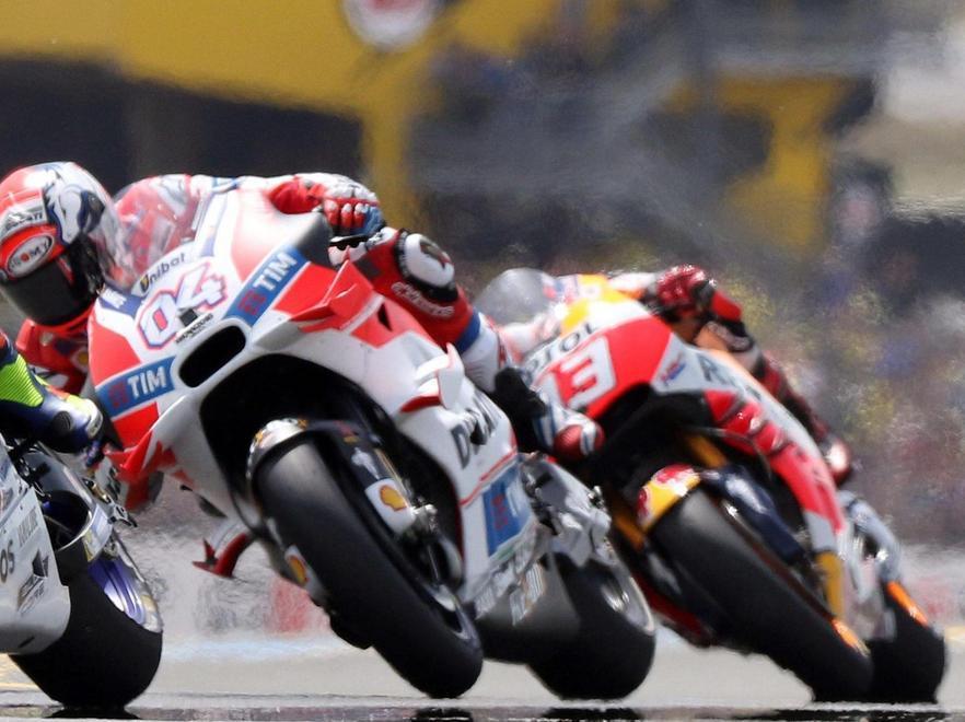 Il misterioso scivolone delle Ducati e di Marquez