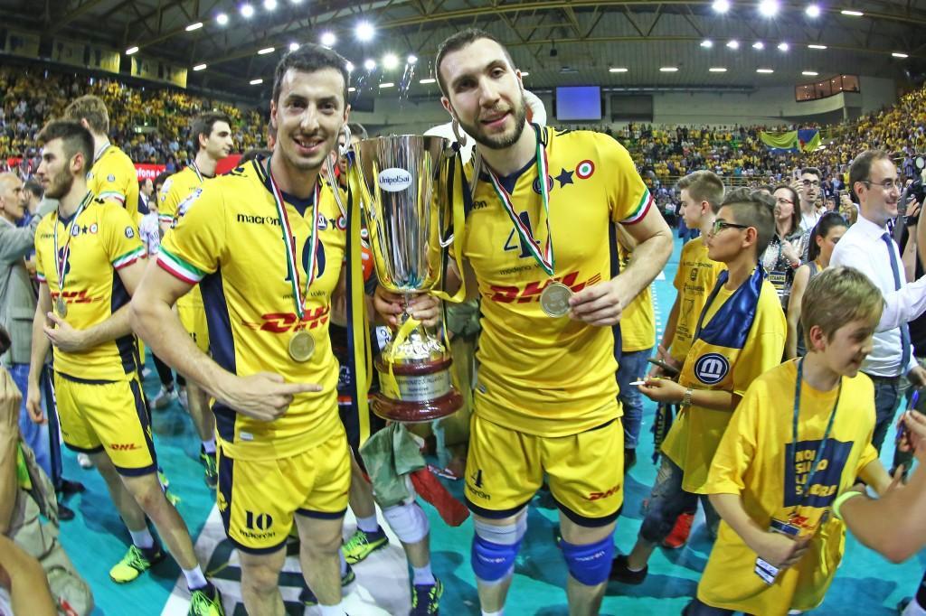 Modena volley: alle 20,30 Palapanini festa scudetto a sorpresa con i tifosi 