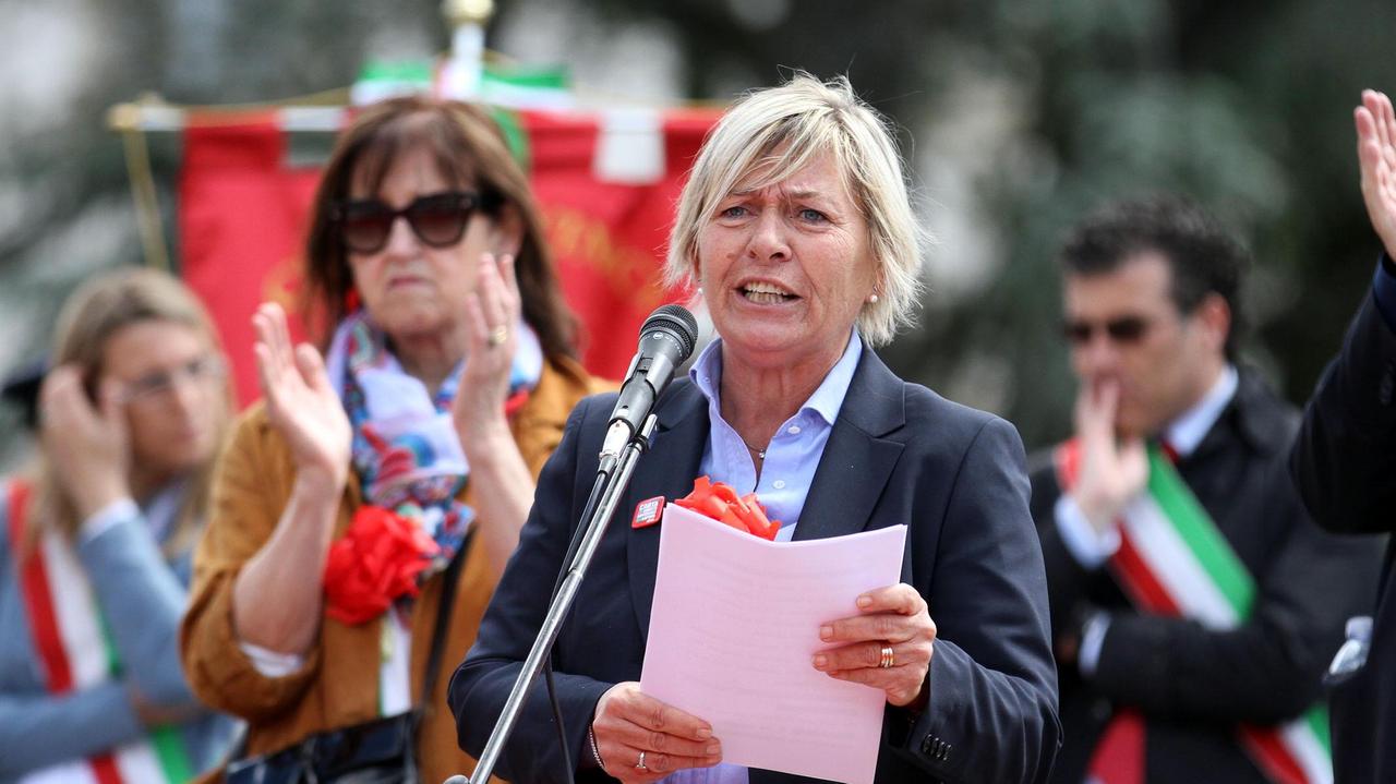 La segretaria regionale della Cgil Dalida Angelini