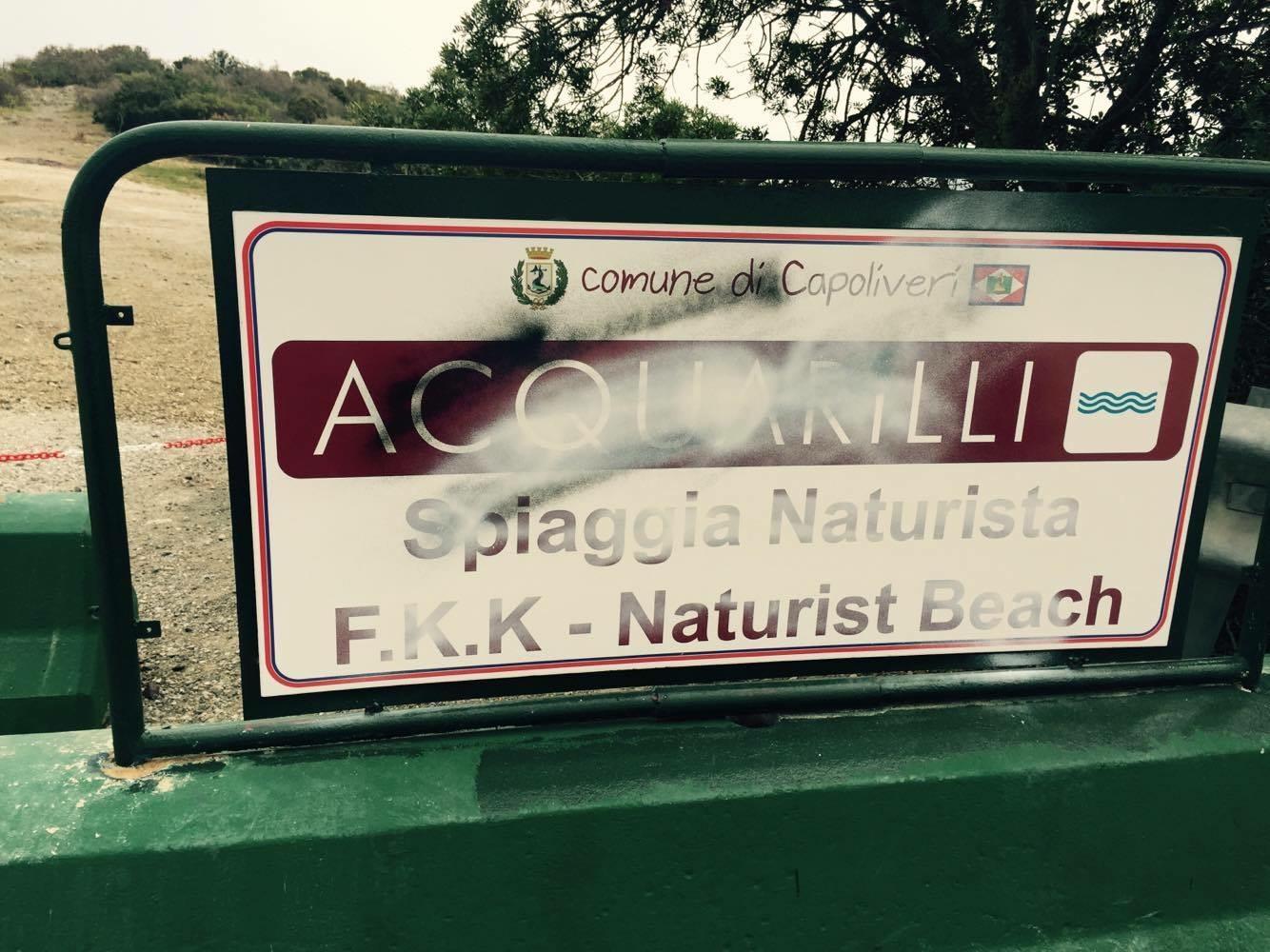 I cartelli imbrattati