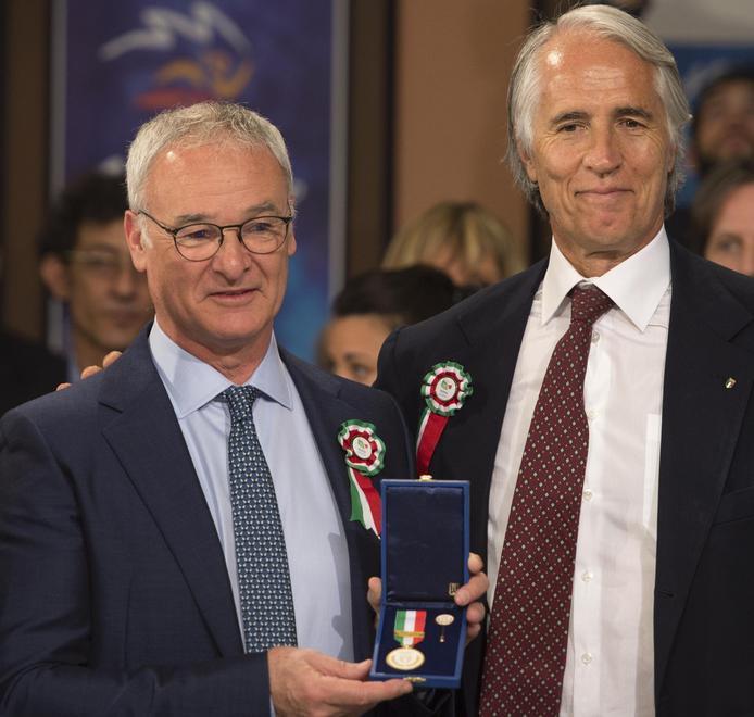 Ranieri, il premio Bearzot per la lotta alla Sla 