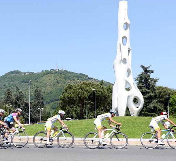 La vetrina del Gp Industrie del Marmo 