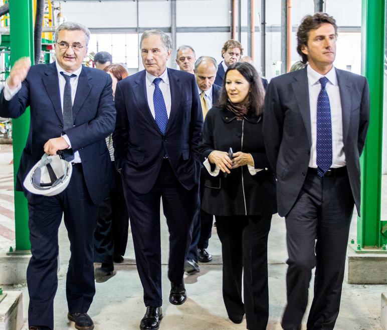 Il diplomatico ha visitato gli impianti di Matrìca