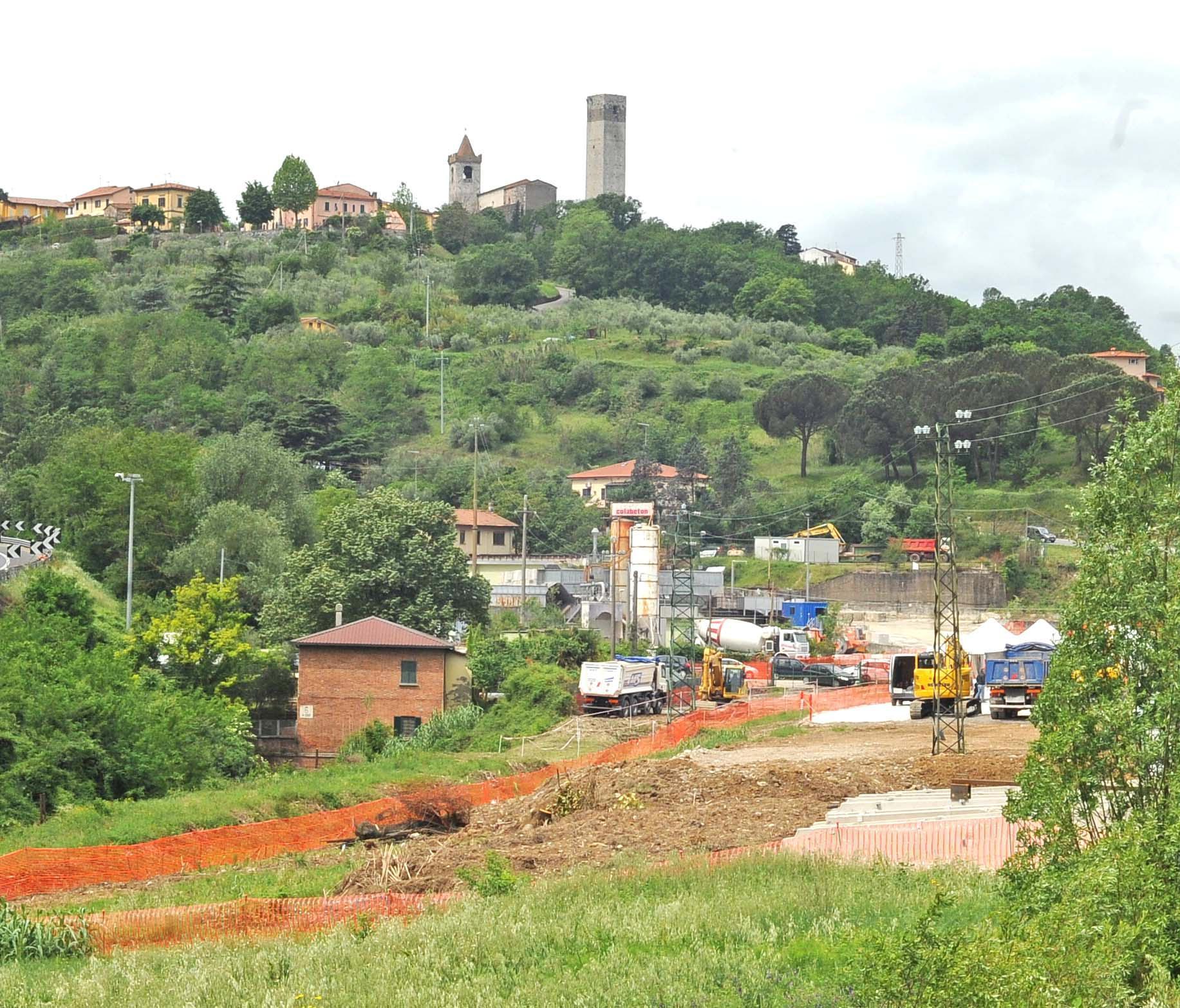 Da Serravalle iniziano i lavori per il raddoppio ferroviario nella tratta Pistoia-Montecatini