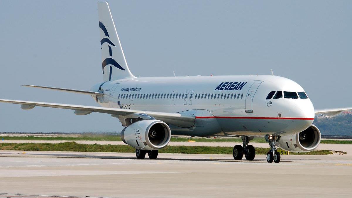 Un aereo della Aegean