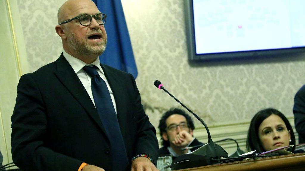 Il sindaco di Livorno Filippo Nogarin (Marzi - Pentafoto)