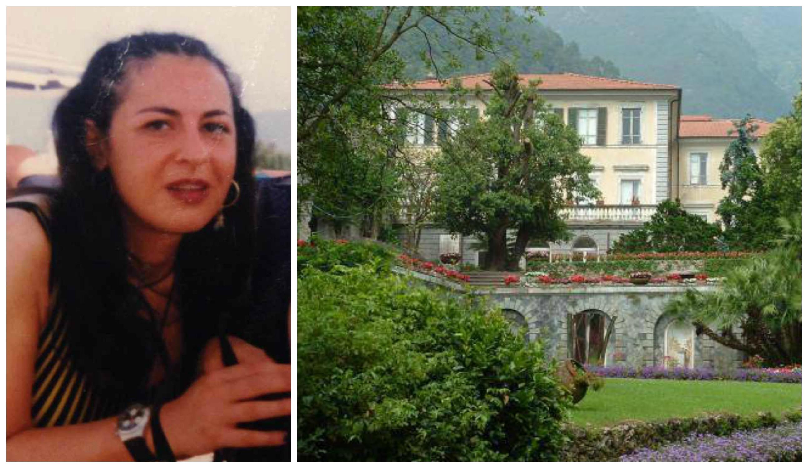 Letizia Giorgini. A destra Villa Schiff, sede del Museo della Resistenza dove lavorava