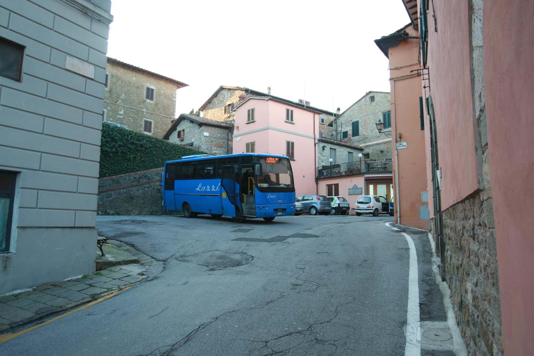 Un veduta di piazza Campioni a Montecatini Alto