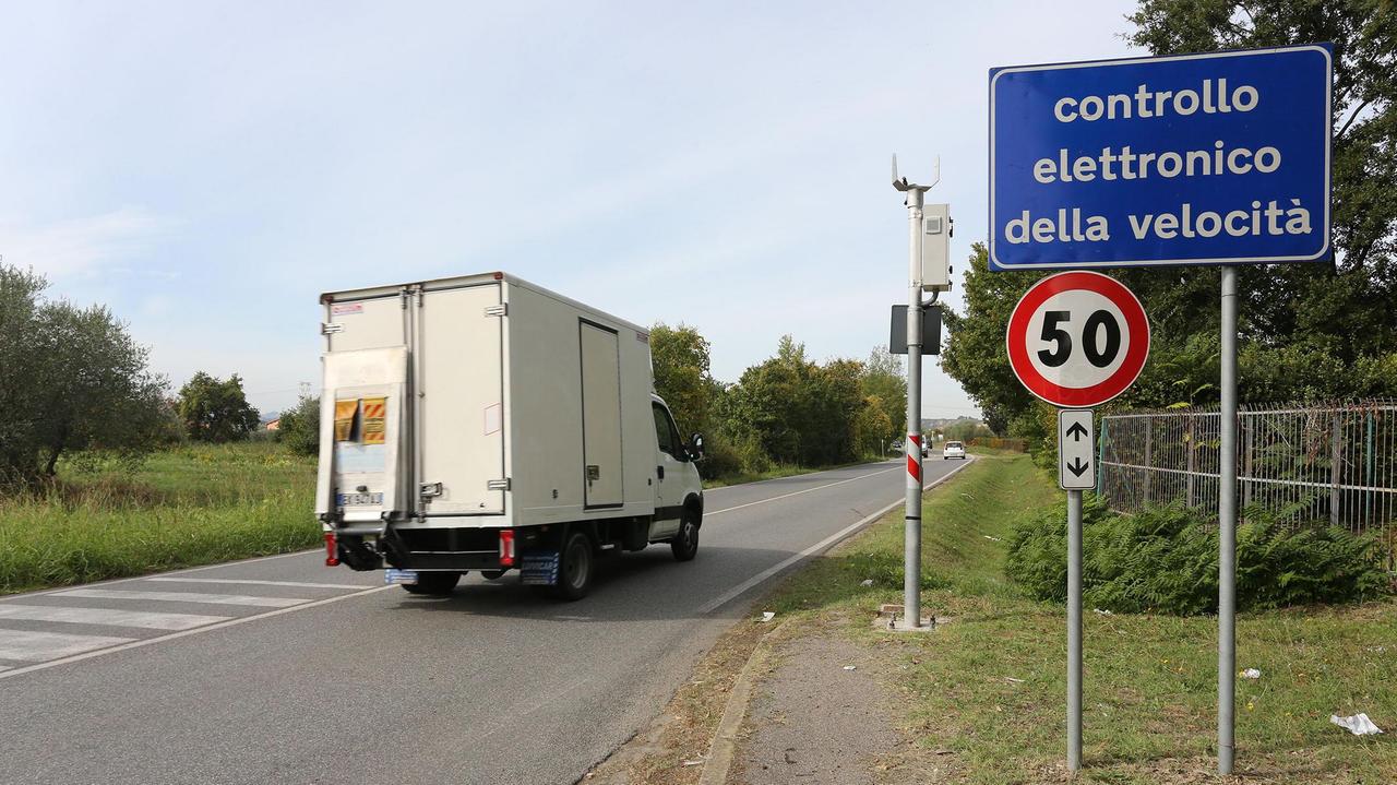La postazione sulla statale Tosco Romagnola