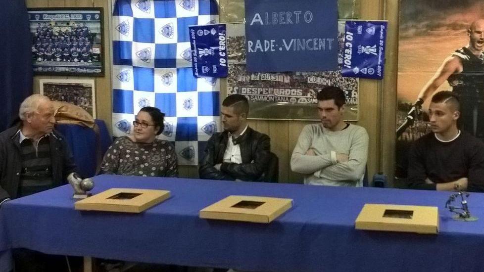 Festa per Krunic, Laurini e Pelagotti