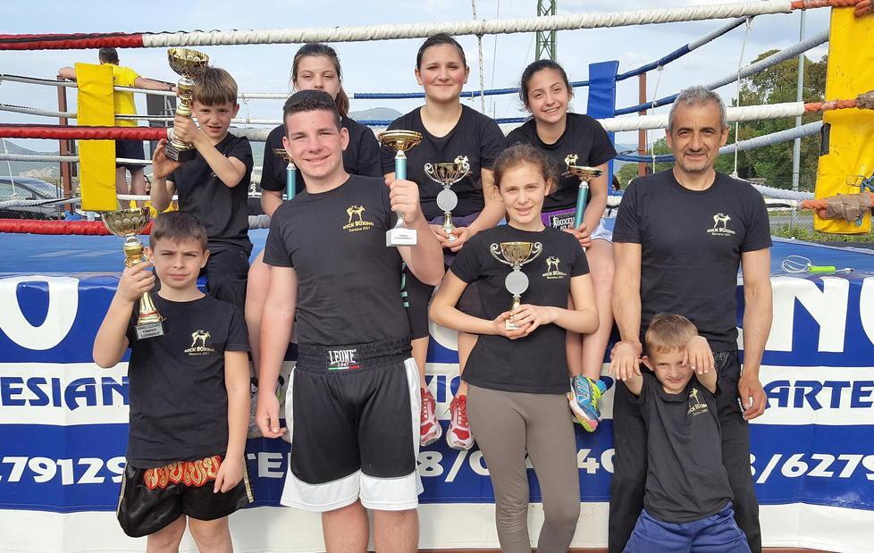 La Kickboxing Sarzana 2001 al meeting dei settore giovanili