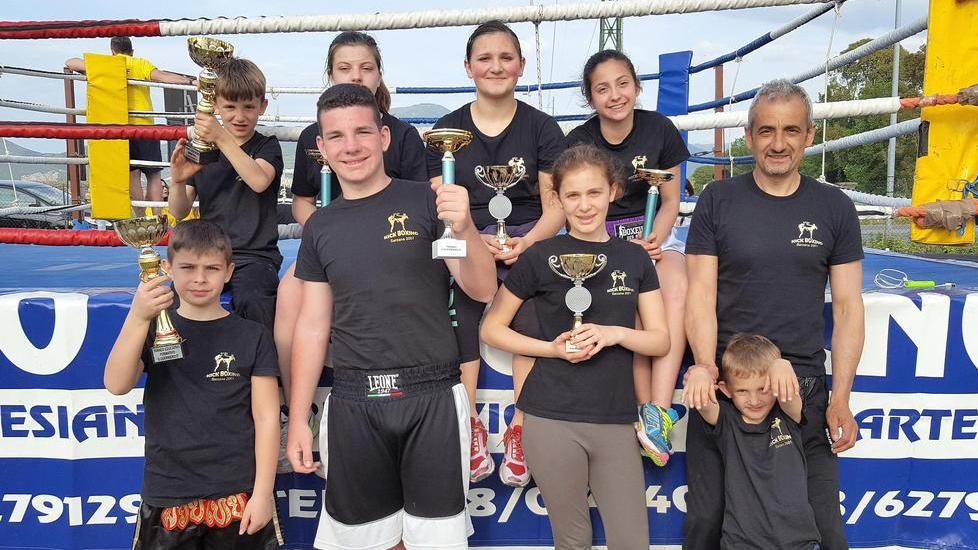 La Kickboxing Sarzana 2001 al meeting dei settore giovanili