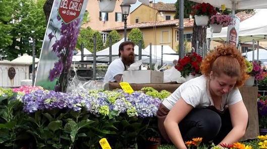 Tanta gente all’evento “Castello in fiore”