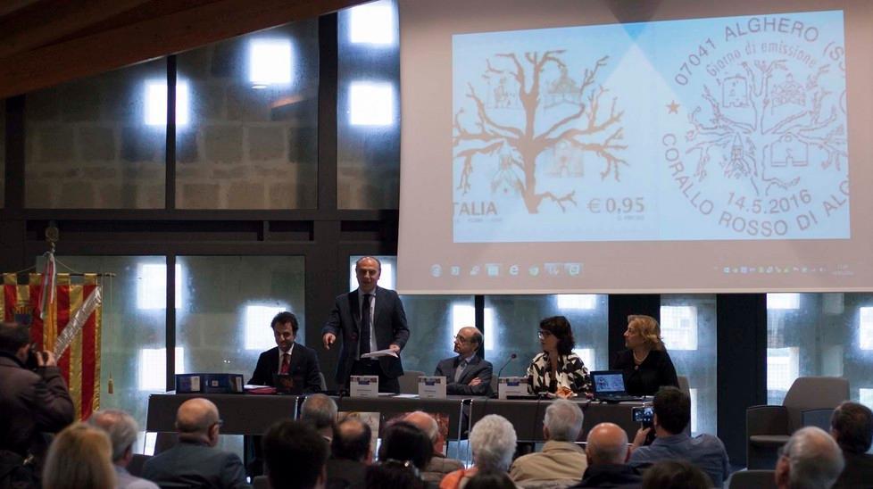 Presentato il francobollo sul corallo