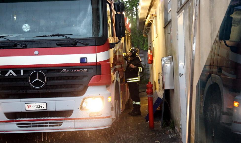 Intercar, allarme per un incendio 