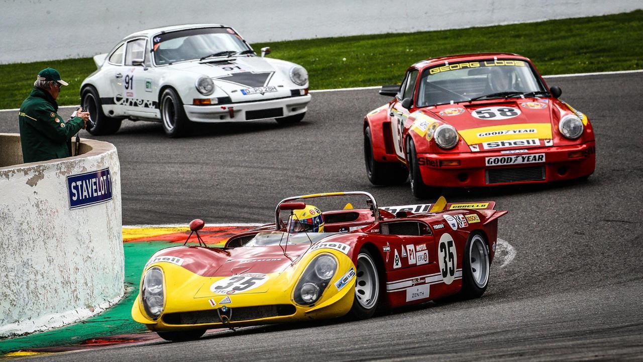 Nanni Galli in pista sul circuito di Spa-Francorchamps