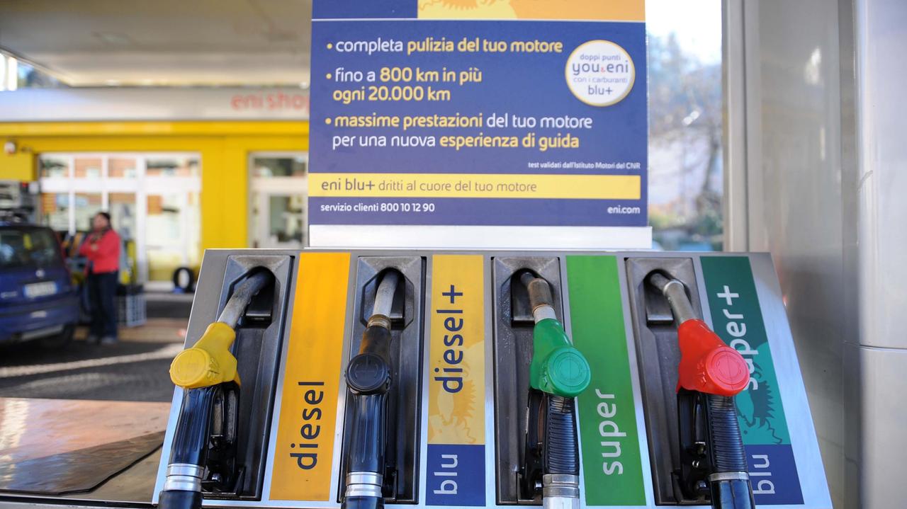 Un distributore di benzina