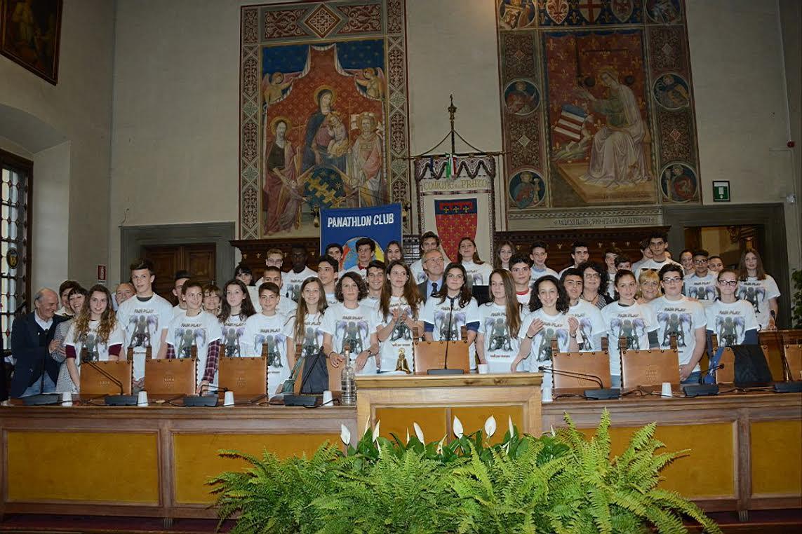 Tutti i premiati col Fair Play Scuola e Sport 2016 (foto www.pierogiacomelli.com)