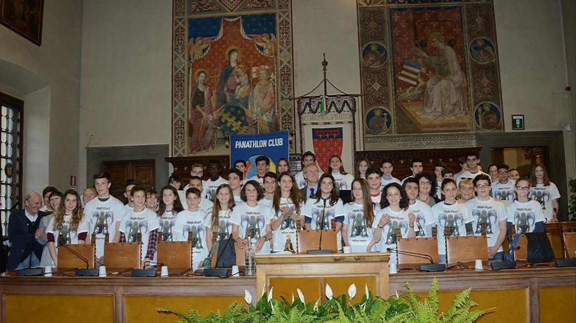 Tutti i premiati col Fair Play Scuola e Sport 2016 (foto www.pierogiacomelli.com)