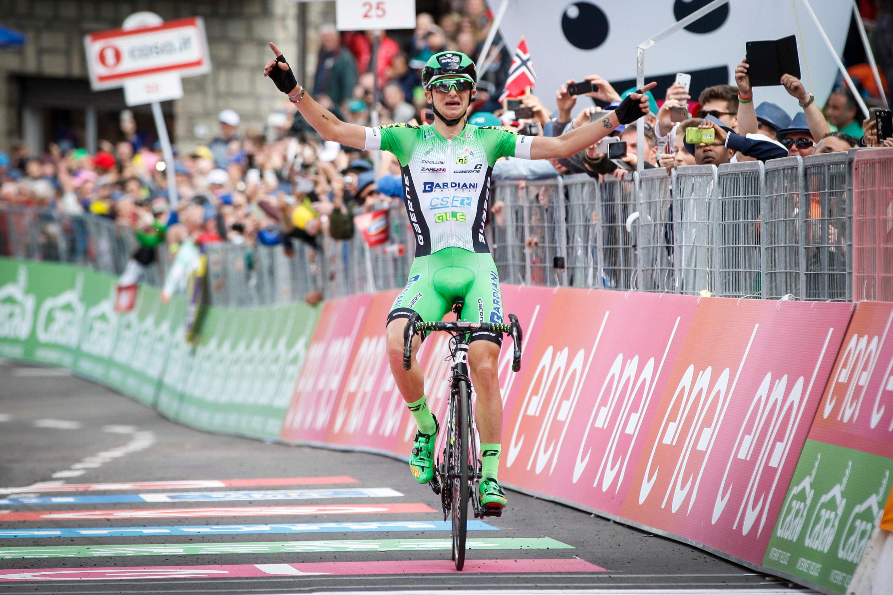 Giro d'Italia: a Sestola vince l'italiano Ciccone e Jungels maglia rosa