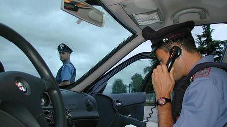 Un intervento dei carabinieri
