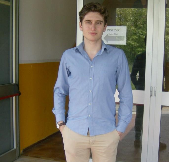 Tommaso, studente al top in Italia 