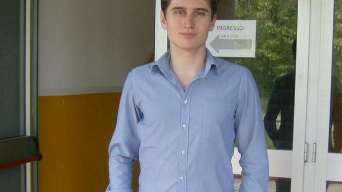 Tommaso, studente al top in Italia