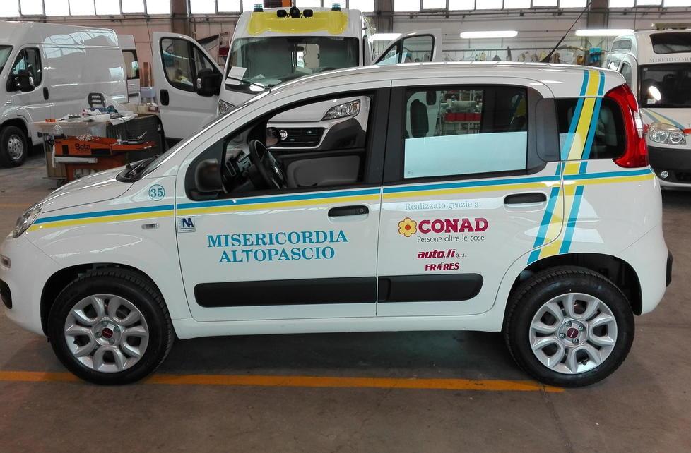 Una nuova Fiat Panda per la Misericordia 