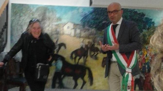 Oliena, inaugurata l’opera dell’artista Liliana Cano