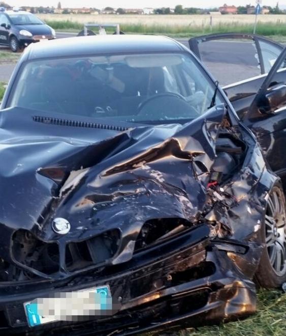 Scontro tra auto, ferito anche un poggese 