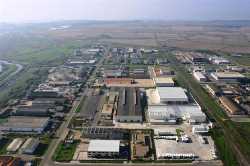 Una veduta dell'area del Consorzio Industriale