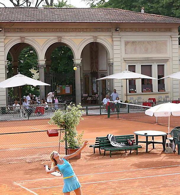I campi da tennis alle Terme Torretta (foto Nucci)
