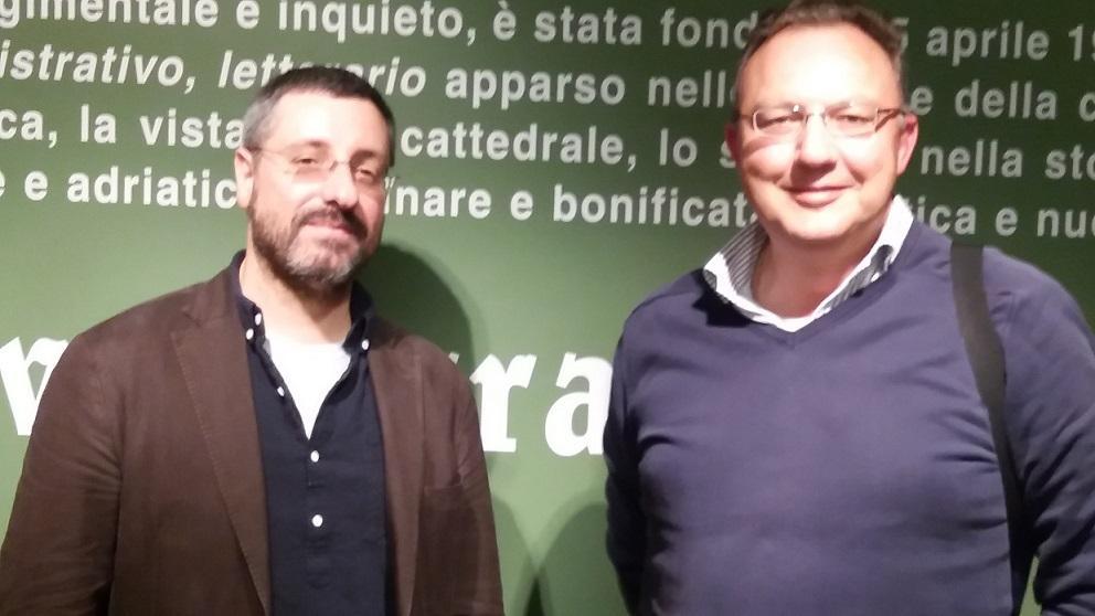 Alessandro Somma (Unife) e Davide Bergamini (taxi)